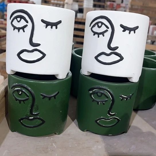 多肉绿植陶瓷花盆9.9包邮