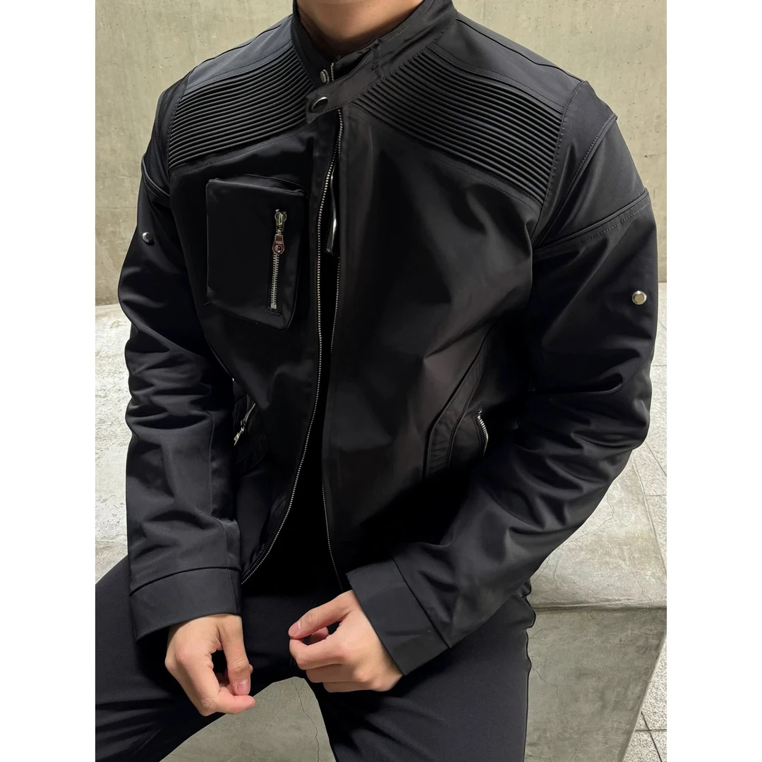 DaeeWooo弯刀骑士立领机能夹克春秋vibe美式潮流休闲防风防水外套