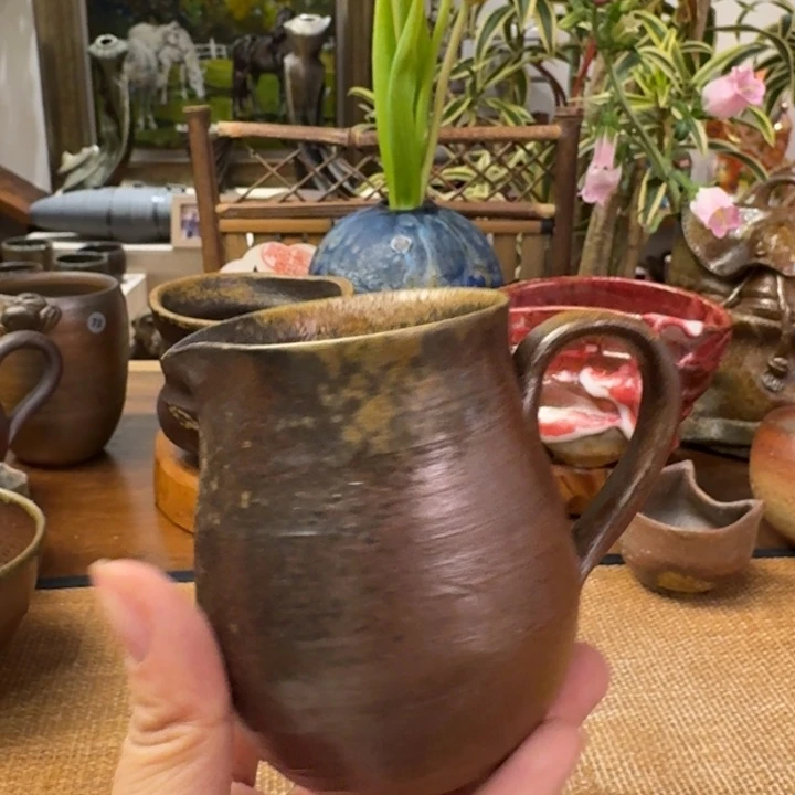 三奈三备前烧后手公道杯福利一口价