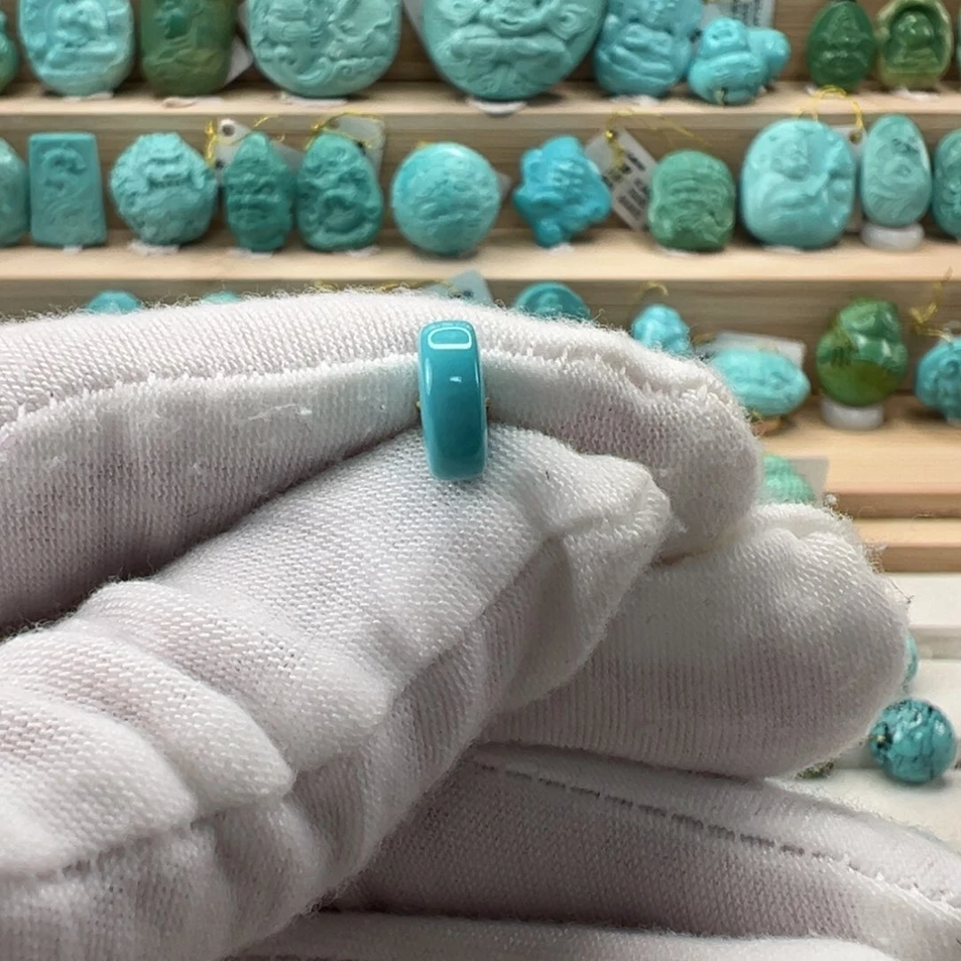 未镶嵌绿松石直切珠9.4x3.8mm