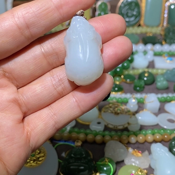 和田玉（白玉）未镶嵌颈饰