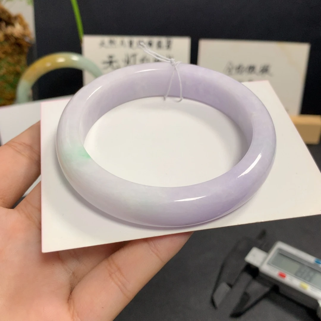翡翠未镶嵌手镯28号58-12.9-8.5