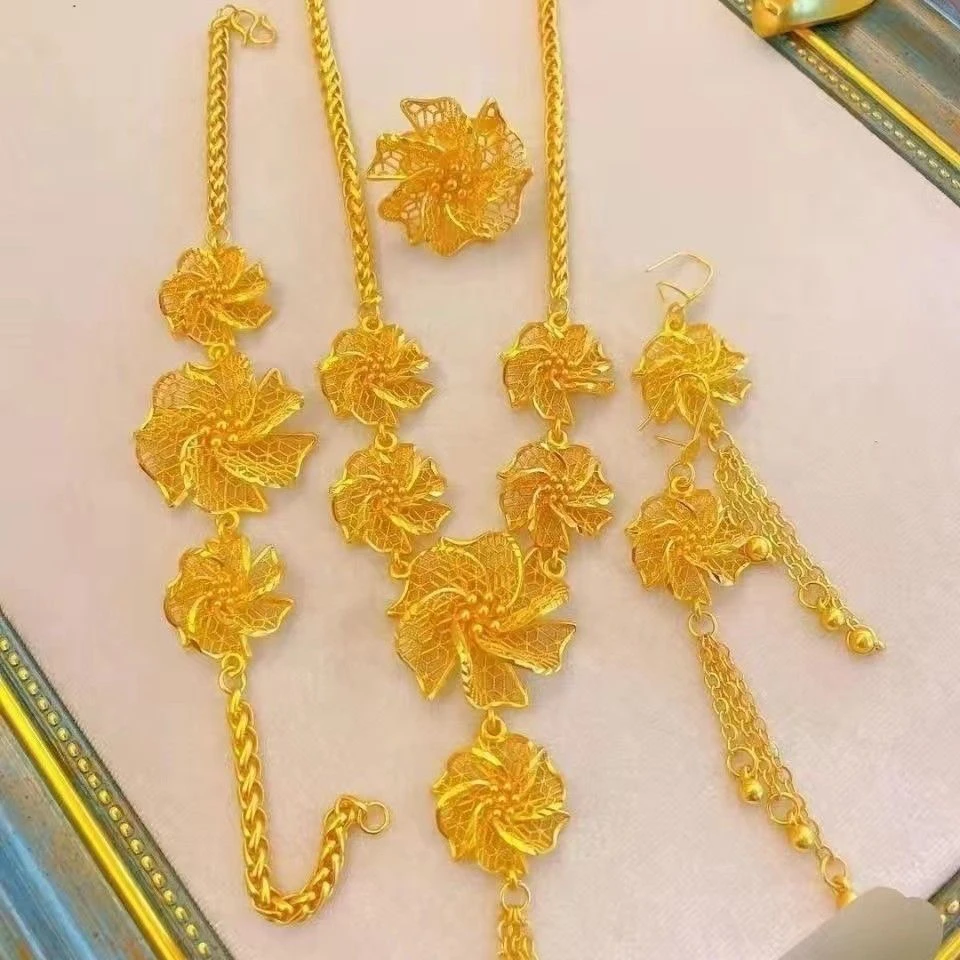 铜合金项链 铜合金项链 新款attrgul 四件套
