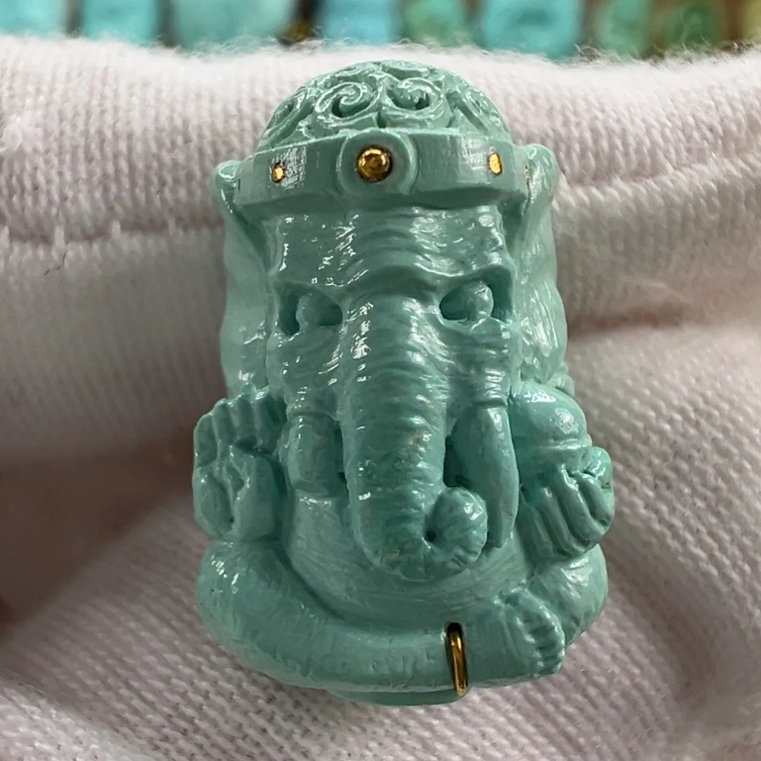 未镶嵌绿松石配饰13.4mm