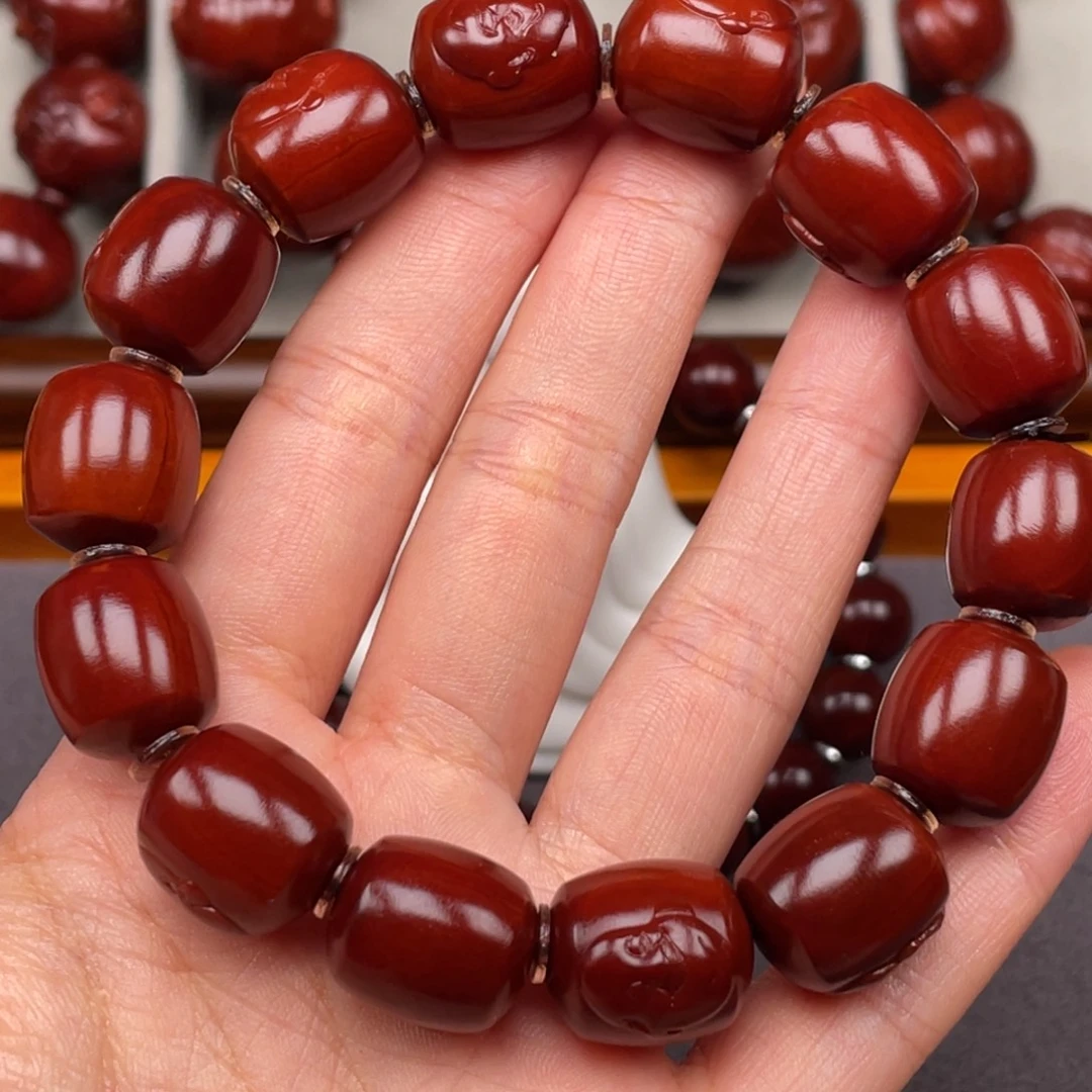 北***生手串/手链橄榄核弥勒老型