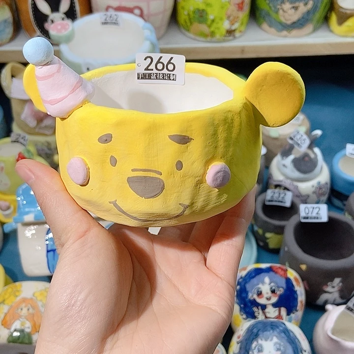 大舅手工手绘盆266