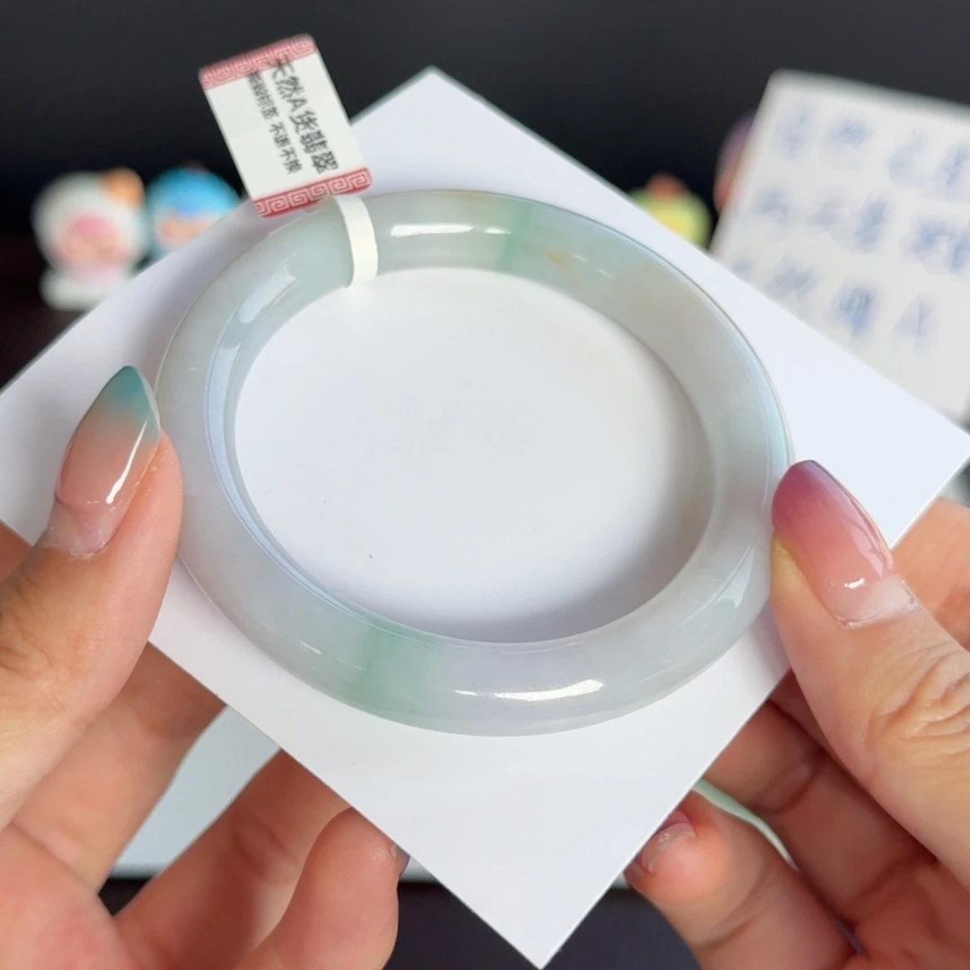 翡翠未镶嵌手镯5号 55.5