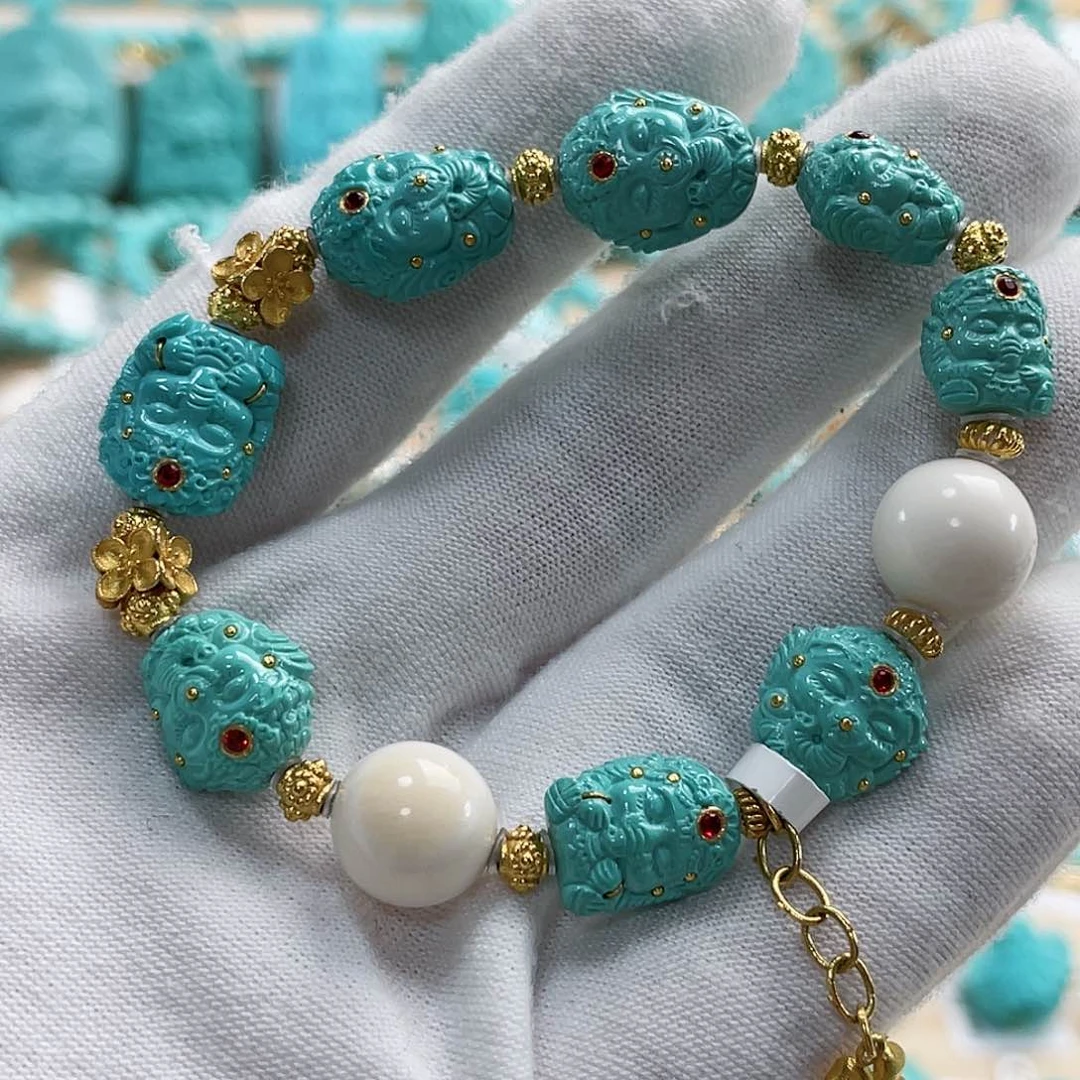 绿松石珠宝奇石未镶嵌