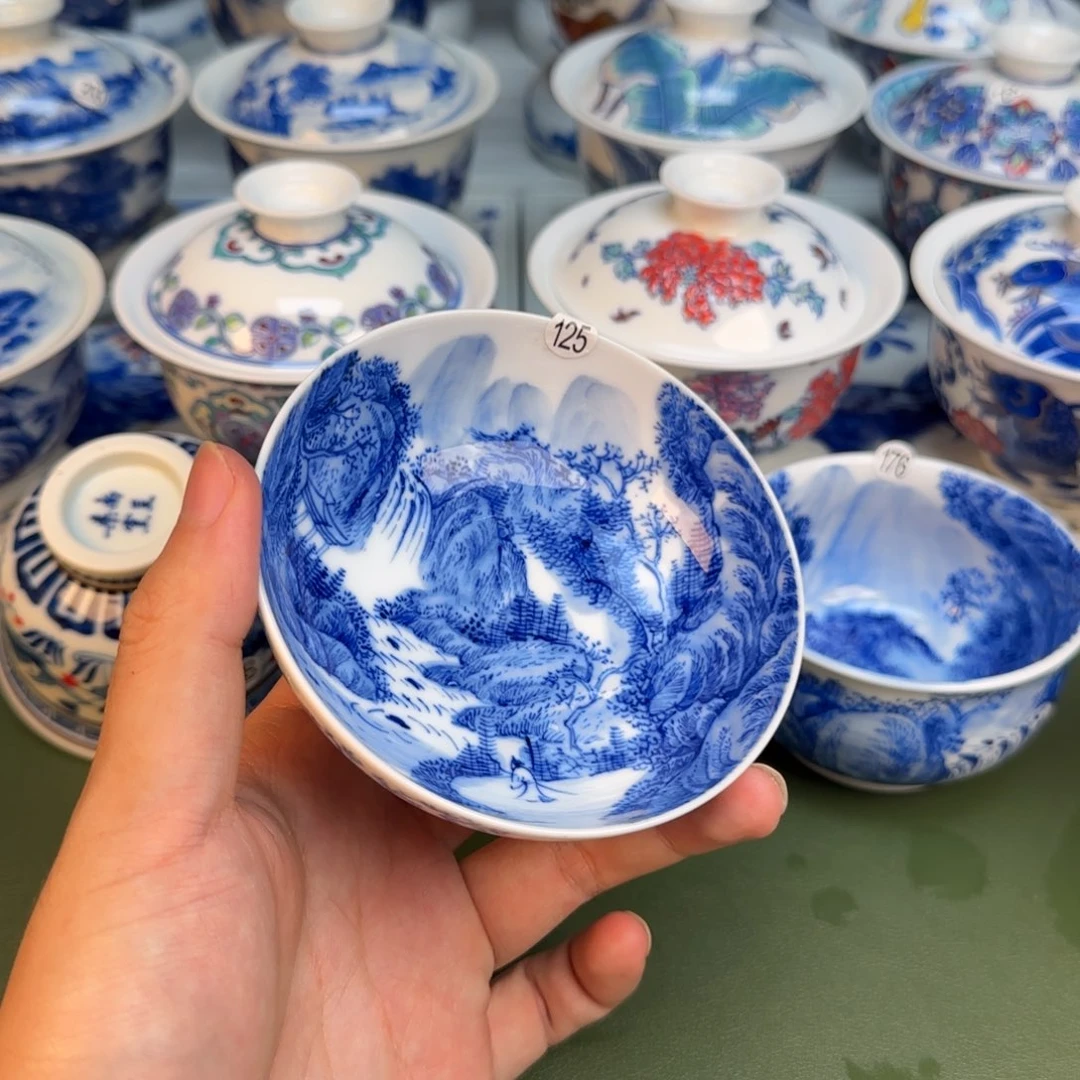 彦祖纯手工手绘茶具125