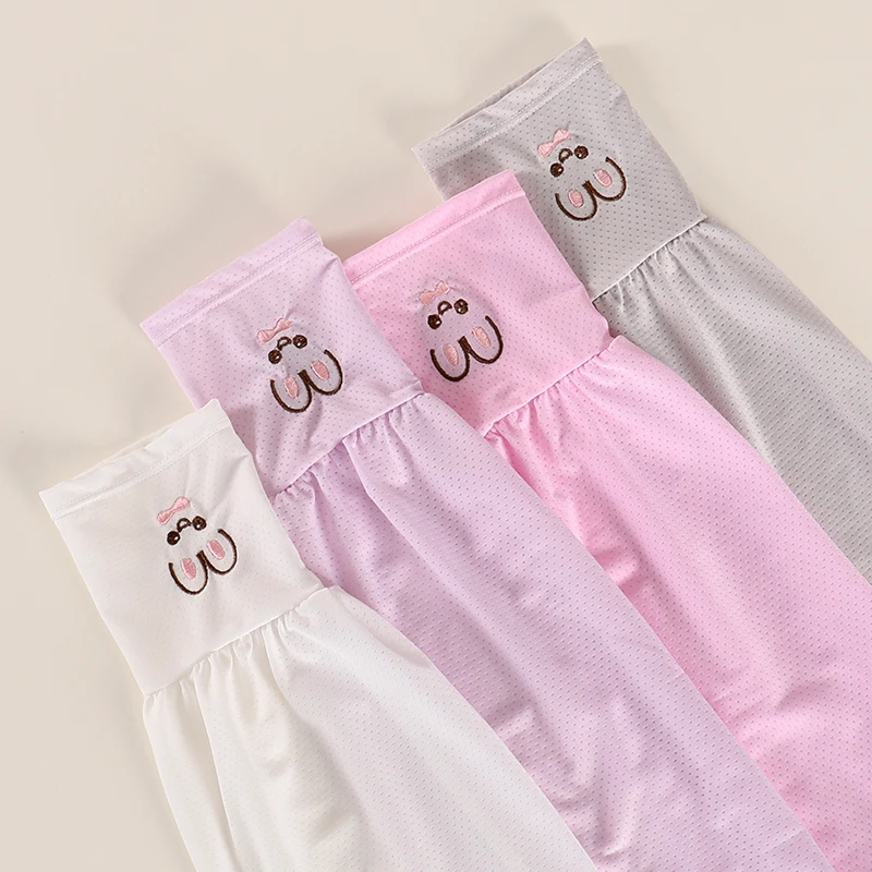 冰丝防晒袖套女夏季薄款宽松透气护手臂套袖兔子冰袖