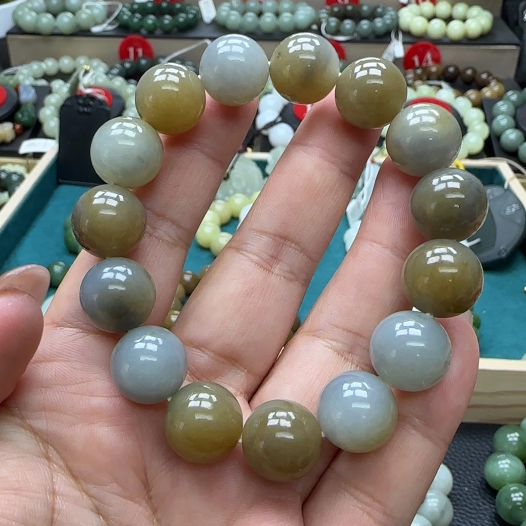 和田玉未镶嵌手链14