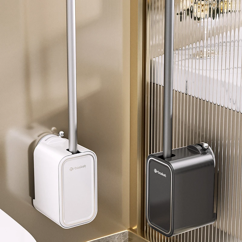 优勤吸盘马桶刷无死角壁挂式免打孔厕所卫生间神器专用长柄清洁刷