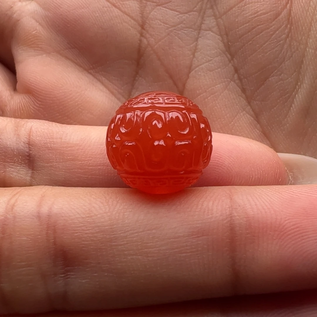 南红玛瑙未镶嵌回纹14.2