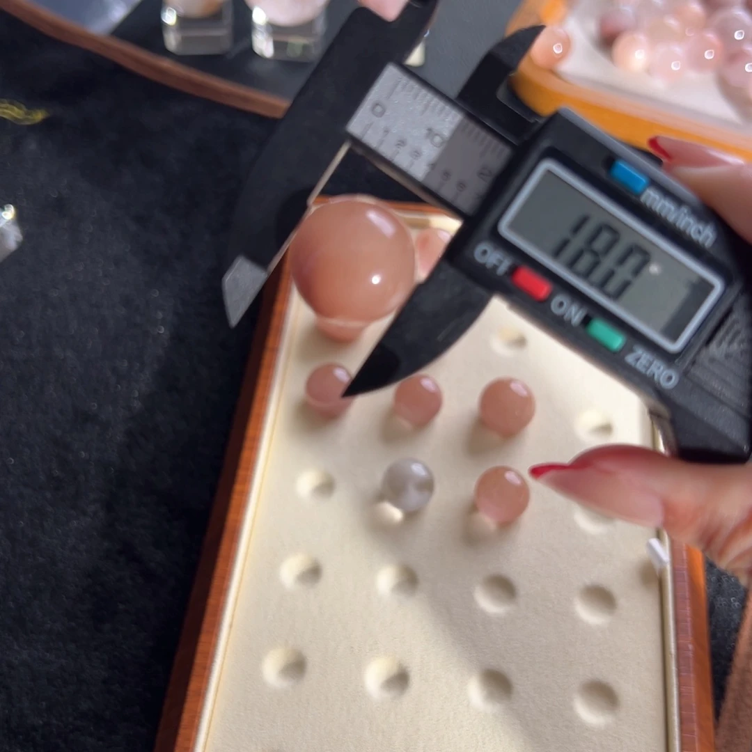 爽****水晶手链未镶嵌18m定制通孔不退不换