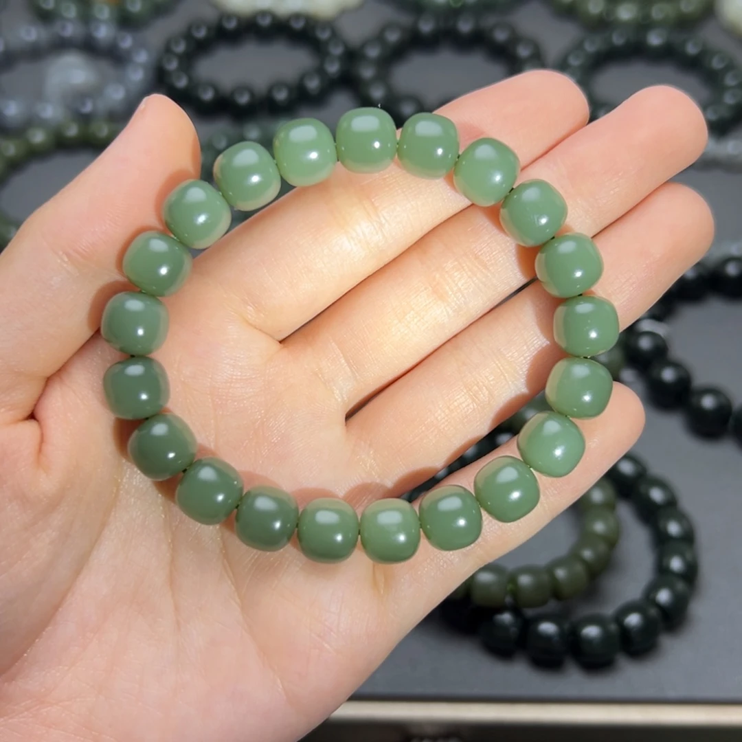 和田玉手链未镶嵌发*哥