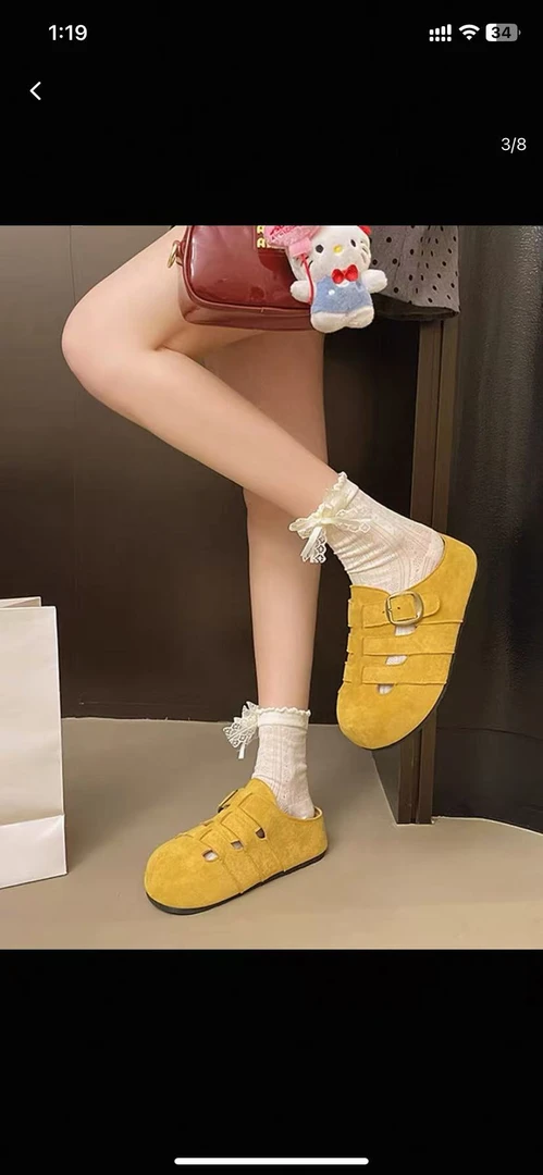 退换补运费卡皮巴拉厚底勃肯勃肯鞋女内增高厚底软拖6652