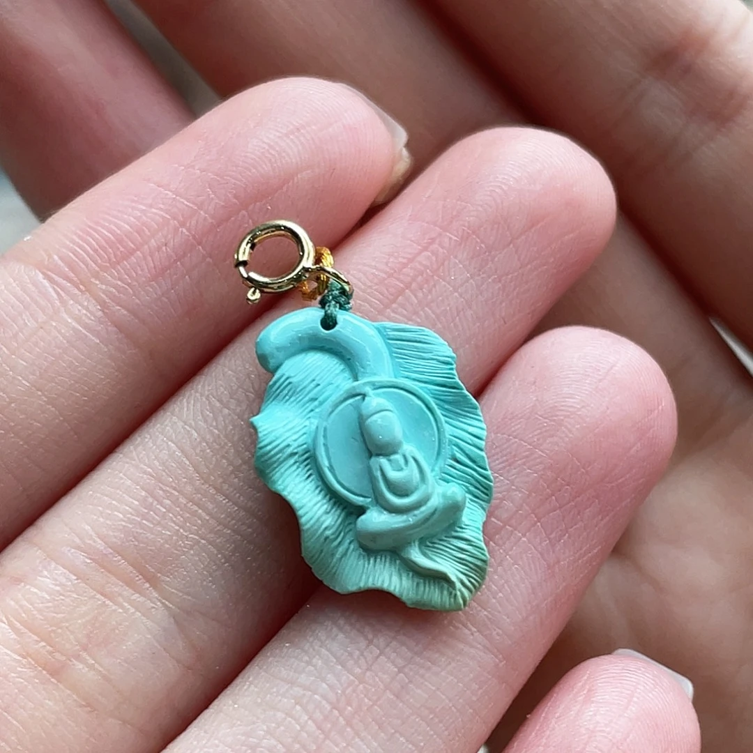 绿松石未镶嵌颈饰