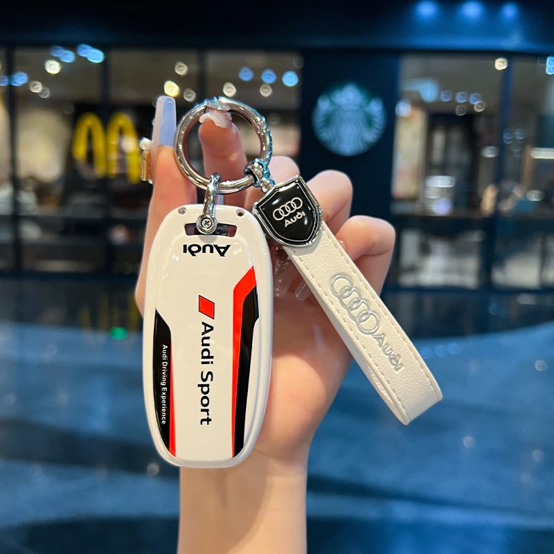 2012-2018款奥迪A6L钥匙套A7/A8壳车扣16/17老款奥迪A4L/A5包高档