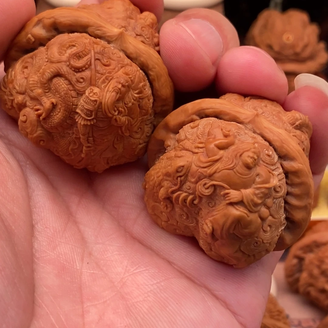 芊***城手串/手链核桃四大财神