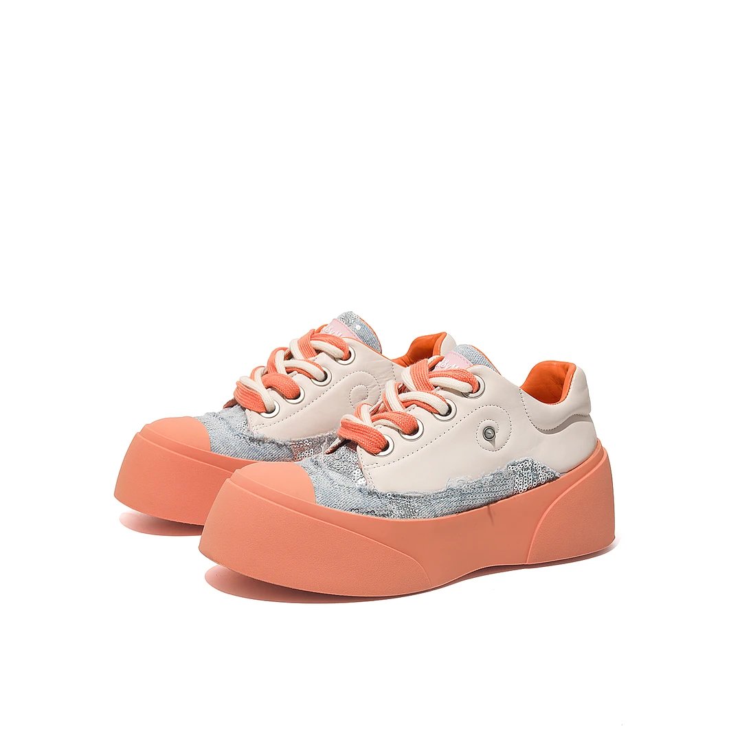 色非【梦幻】原创小众设计师款增高6cm潮流休闲鞋 23076S-1