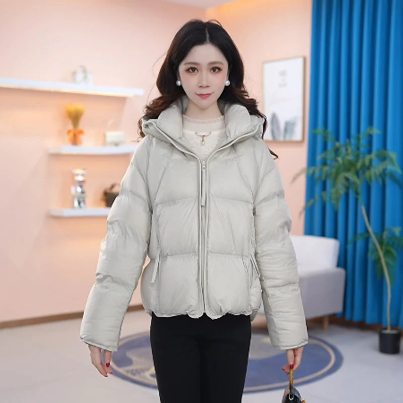 【羽绒服】冬季白鸭绒羽绒服百搭新款时尚莫瑞系穿搭休闲保暖女装