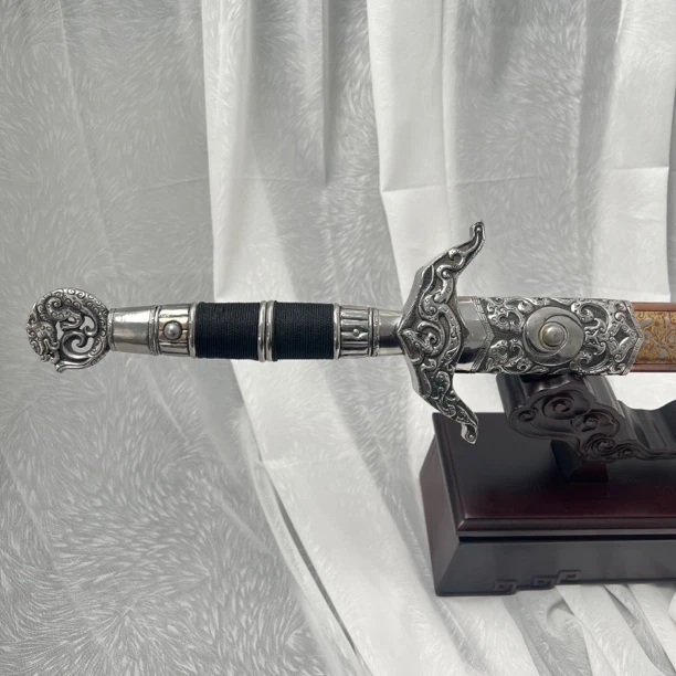 混元剑 木纹金鞘➕手工包铜 卓老师亲制 未开刃