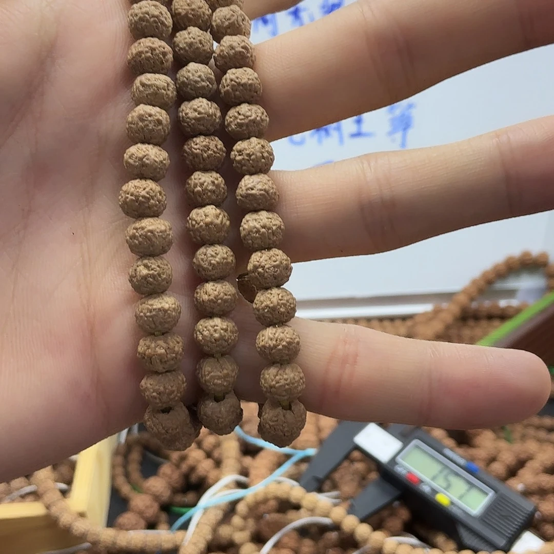 浪***丶金刚菩提吊坠一代盘龙，一条保手持