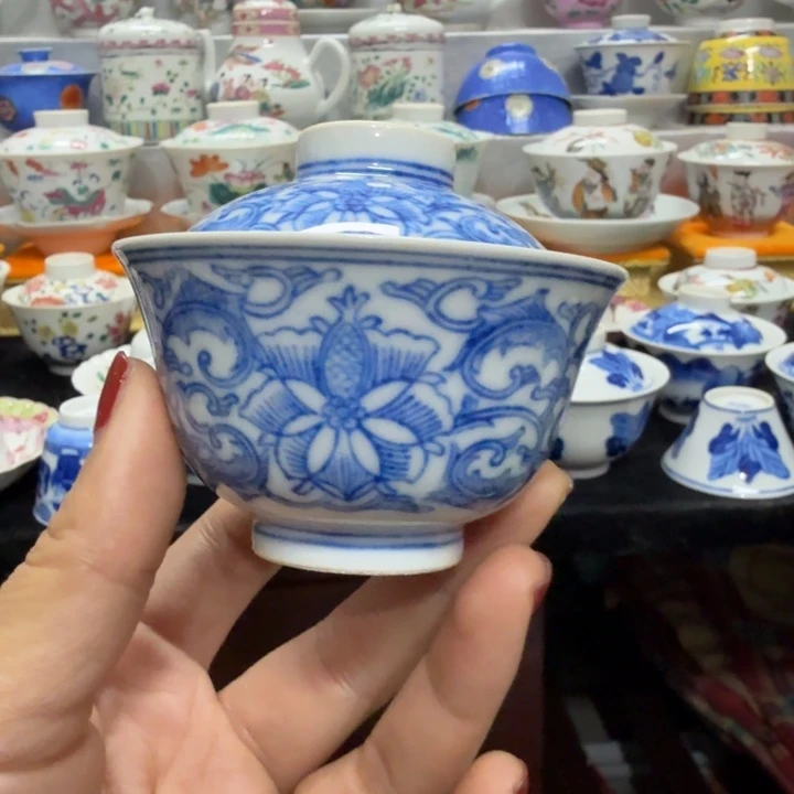 景德镇陶瓷杯子盖碗