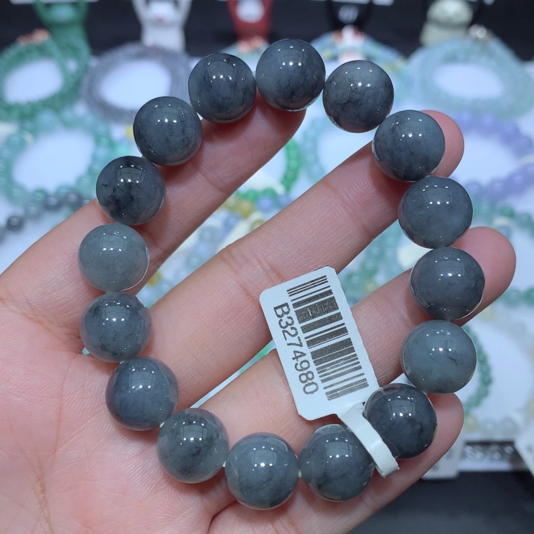 翡翠未镶嵌手串天然