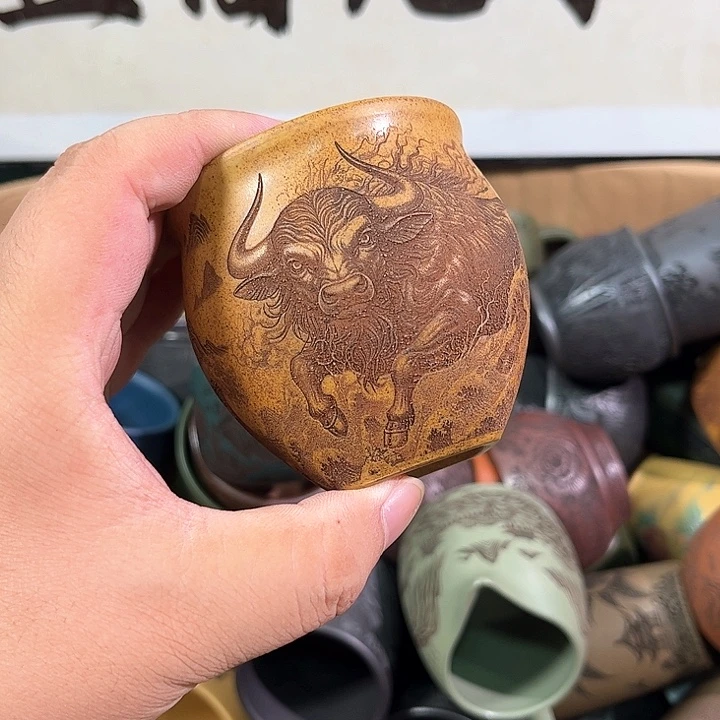 茶杯紫砂全手工紫砂主人杯