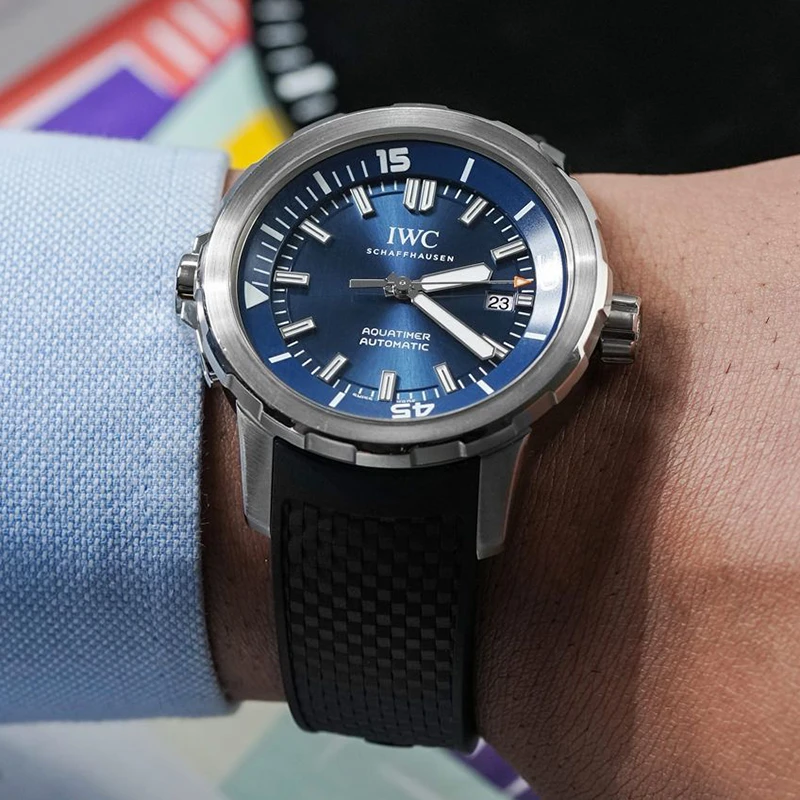 99新 IWC/万国 海洋时计系列/精钢/自动机械IW329005男表/盒证