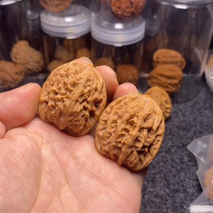 吊坠文玩核桃38蓟县虎头王