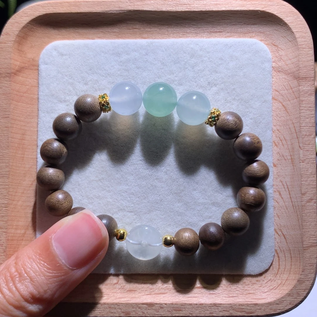 翡翠散珠特价清新半串卡10.7+