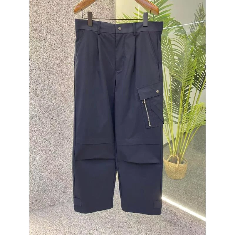 男士休闲裤单侧拉链简约透气