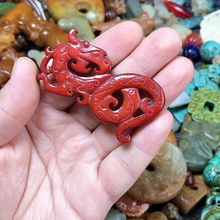 和田玉未镶嵌颈饰128