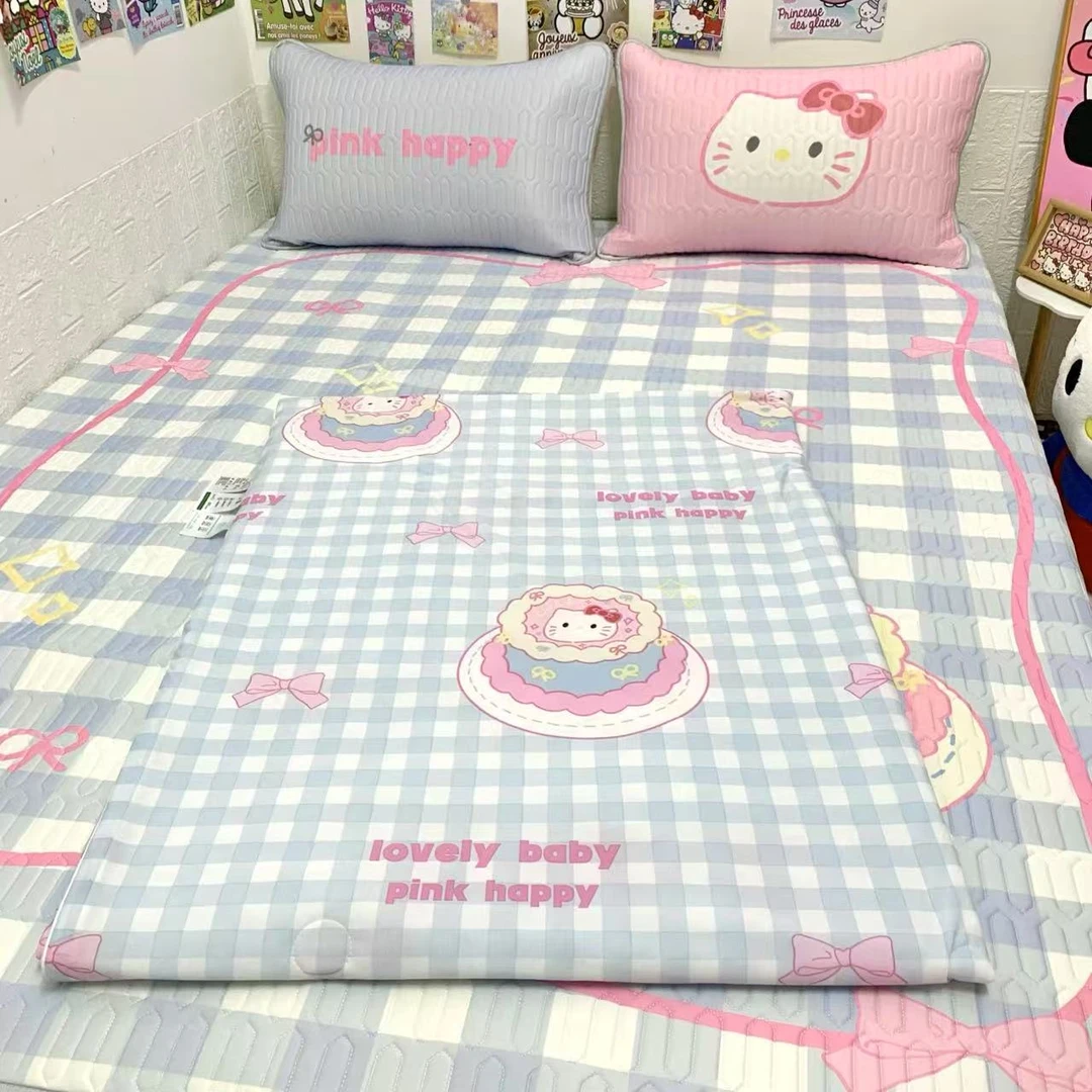 A类可爱HelloKitty凉感夏被夏天清凉夏凉被宿舍冰丝空调被可机洗4