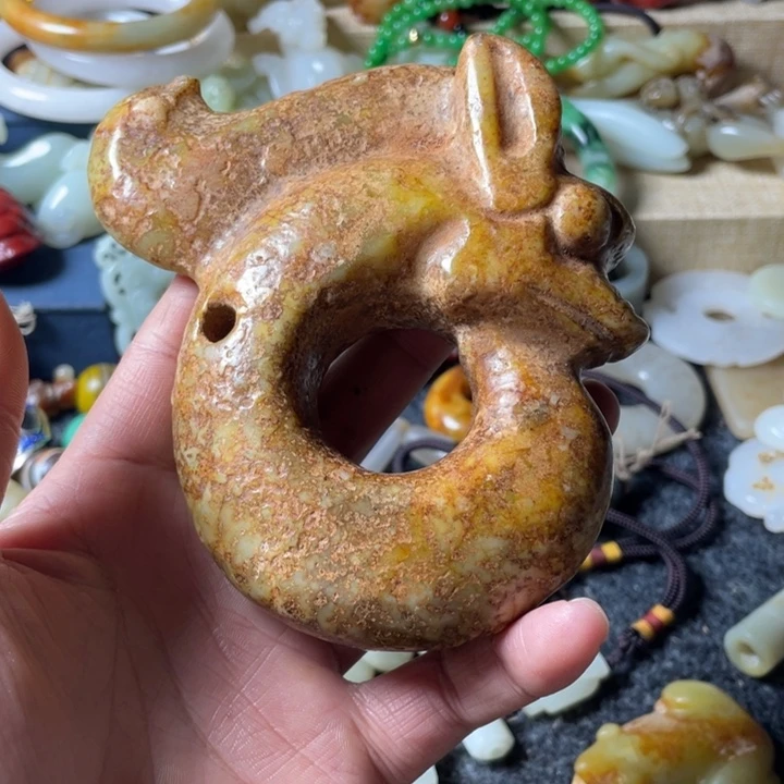 和田玉未镶嵌吊坠(不含链)