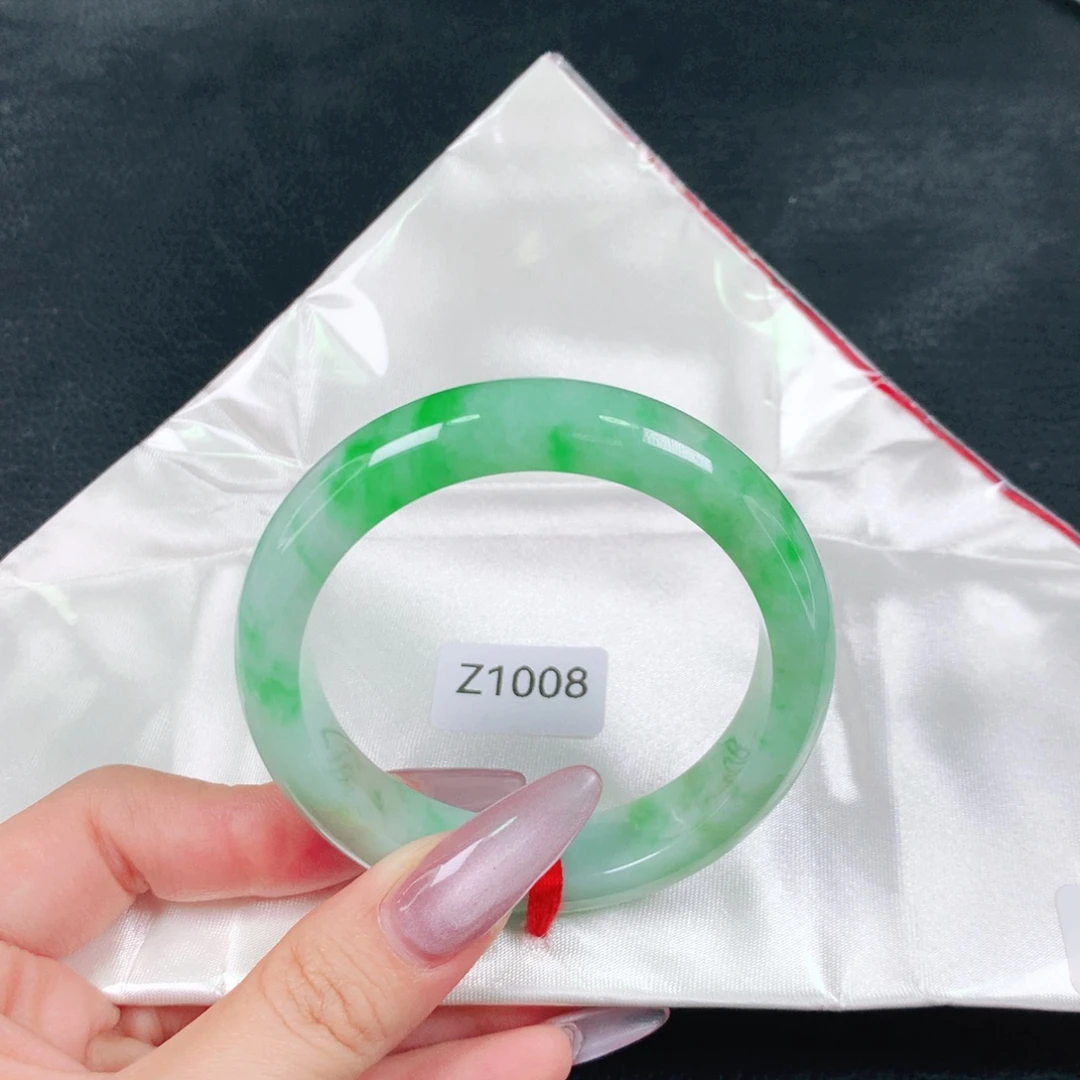 ****精翡翠未镶嵌手镯天然翡翠手镯04