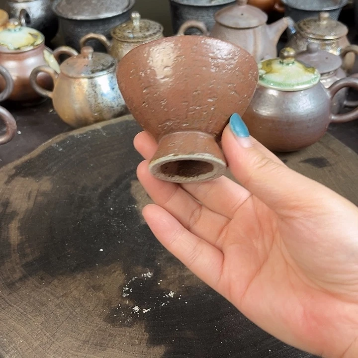 柴烧茶器主人杯子柴烧