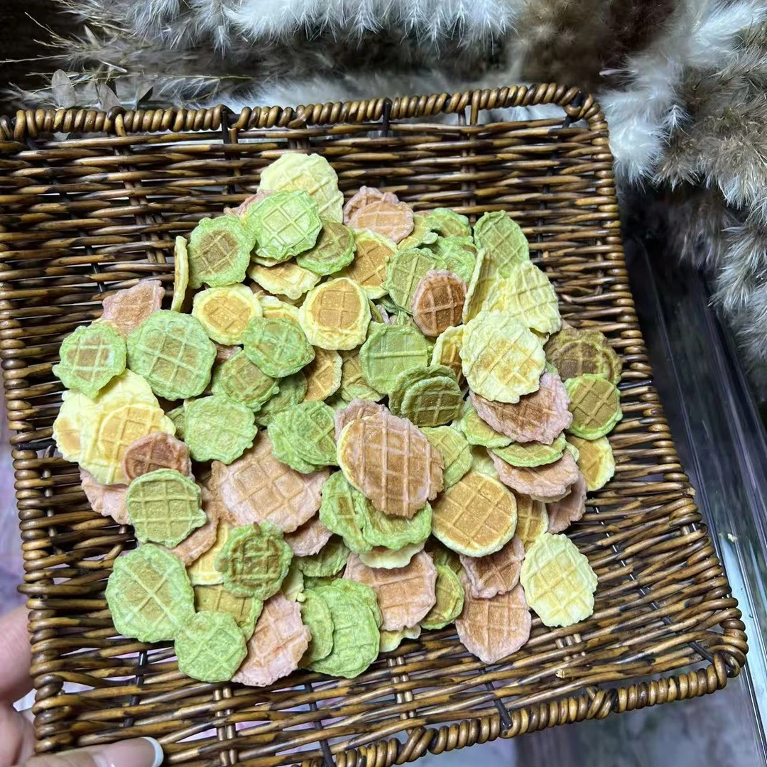 纯手工金丝熊仓鼠花枝鼠零食果蔬华夫饼