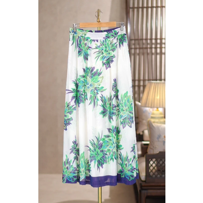 直播间特价 2025年春秋夏高腰半身裙伞裙A13606