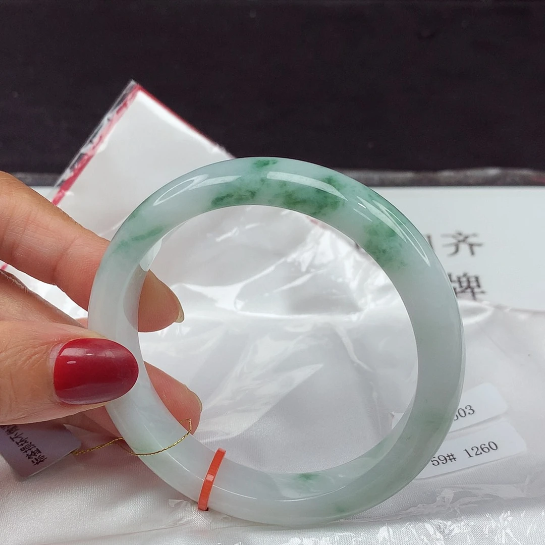 翡翠手镯未镶嵌59圈4503