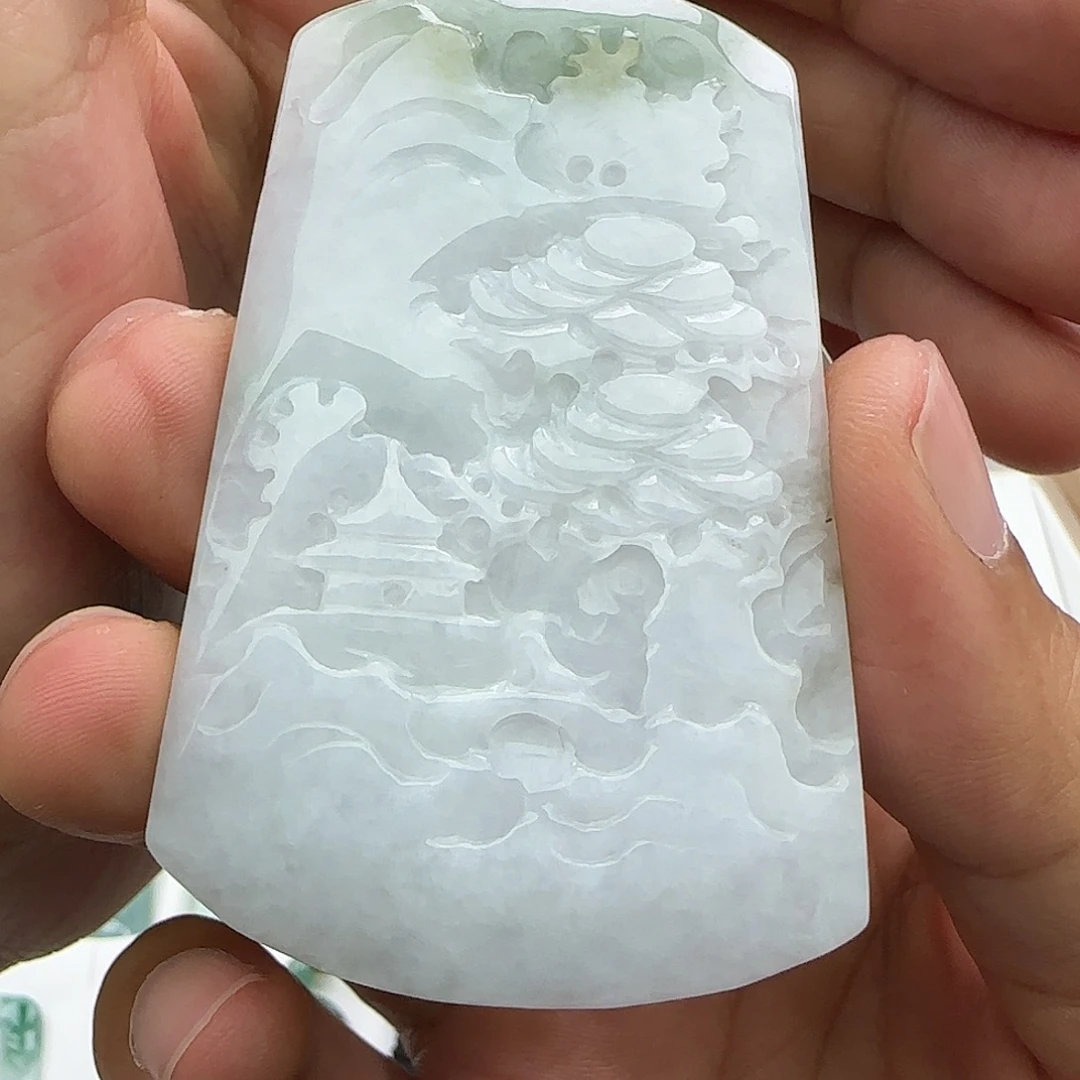 翡翠未镶嵌颈饰翡翠