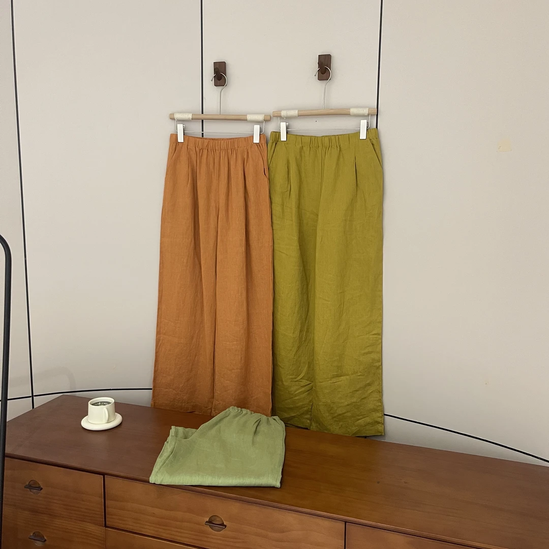 FUJIA STYLE新款韩版简约纯色百搭时尚松紧休闲裤K7266