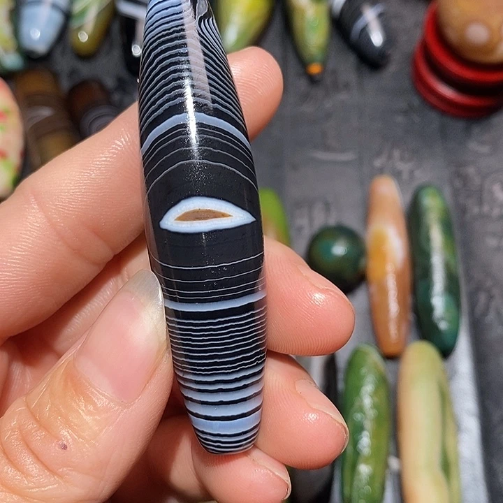 一***景玛瑙/玉髓合金颈饰