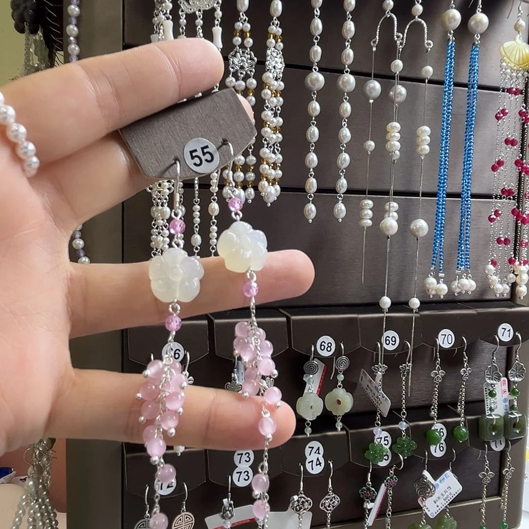 刘***念925银博雅手作S925纯银耳饰