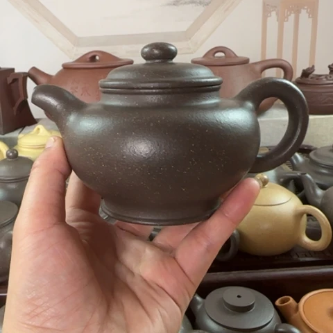 茶壶紫砂梨皮天青250cc