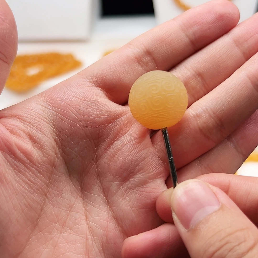 石英质玉（缅黄）未镶嵌手串