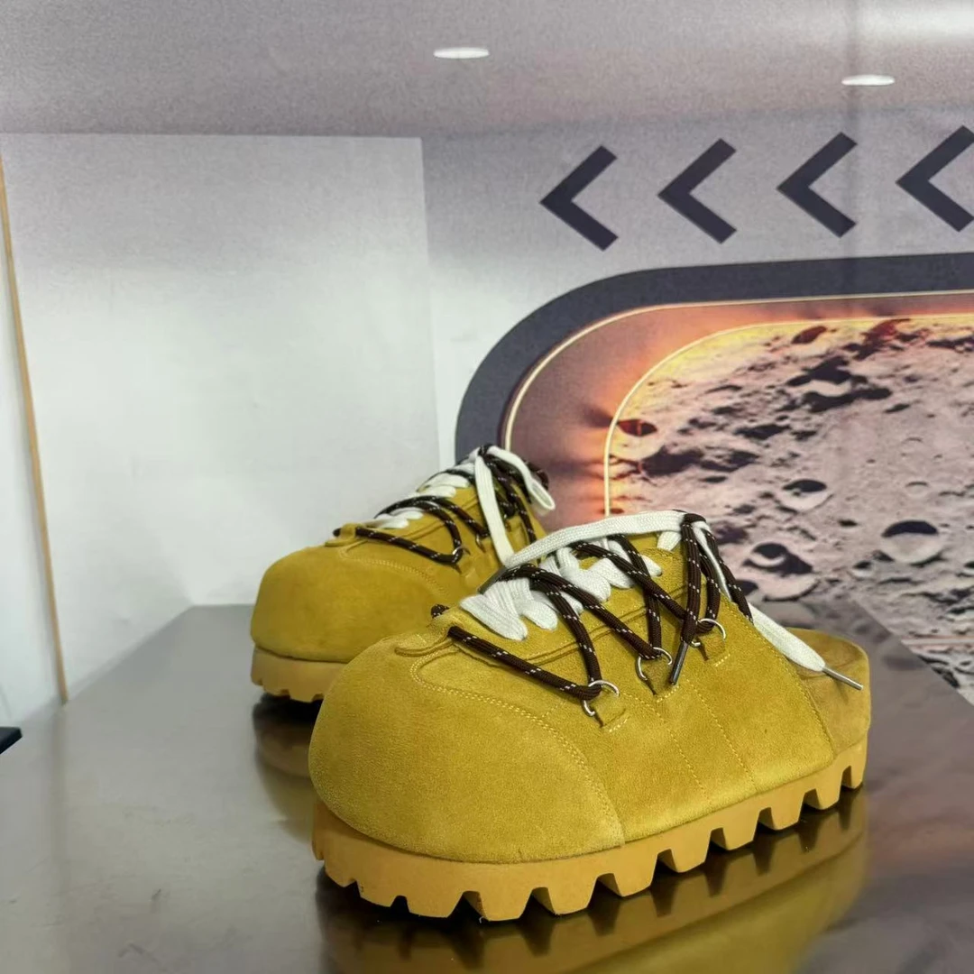 680-11春夏新款2025圆头系带韩版简约休闲板鞋潮流百搭ins