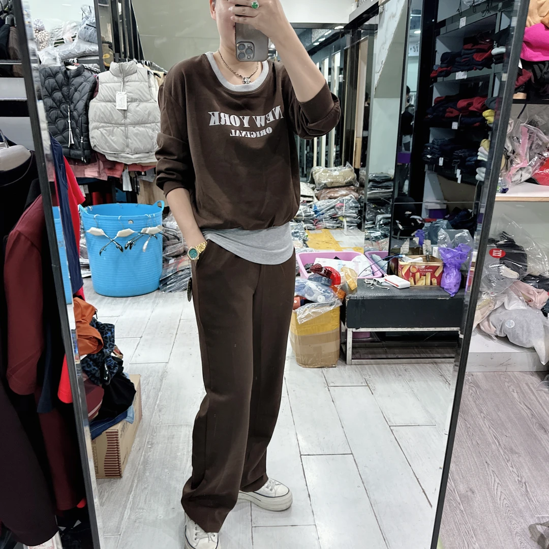 圆牌优质超大码休闲假2件套装222品